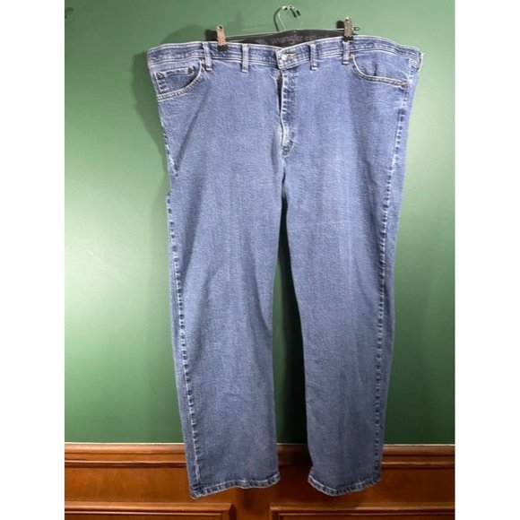 Wrangler Authentics- Men's Denim Blue Jeans - Size 50 x 30 - Picture 1 of 7